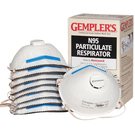 Gemplers N95 Particulate Respirator, Box Of 10